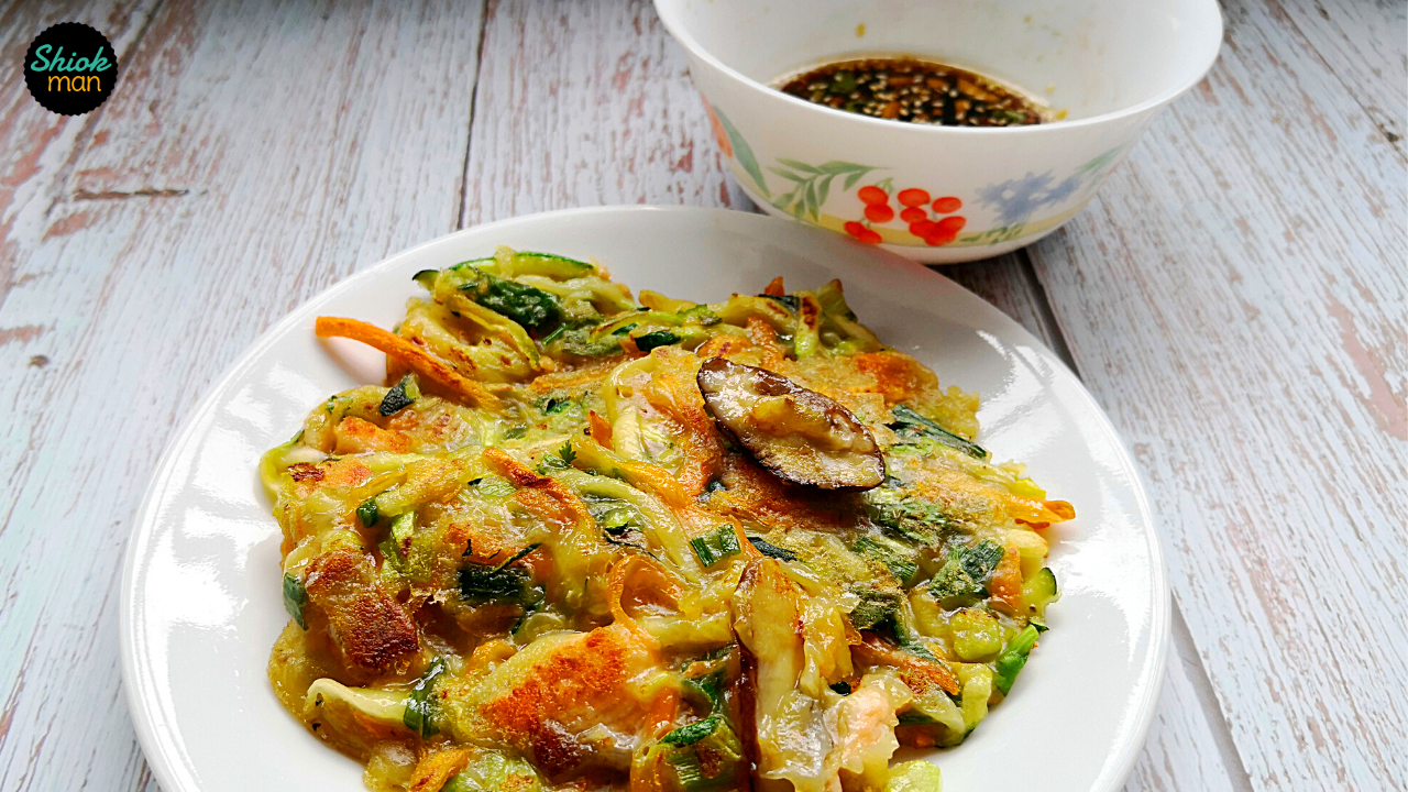 Salmon Vegetables Pancake