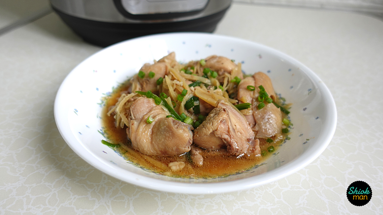 Instant Pot Duo Plus Ginger Chicken with Shaoxing Wine
