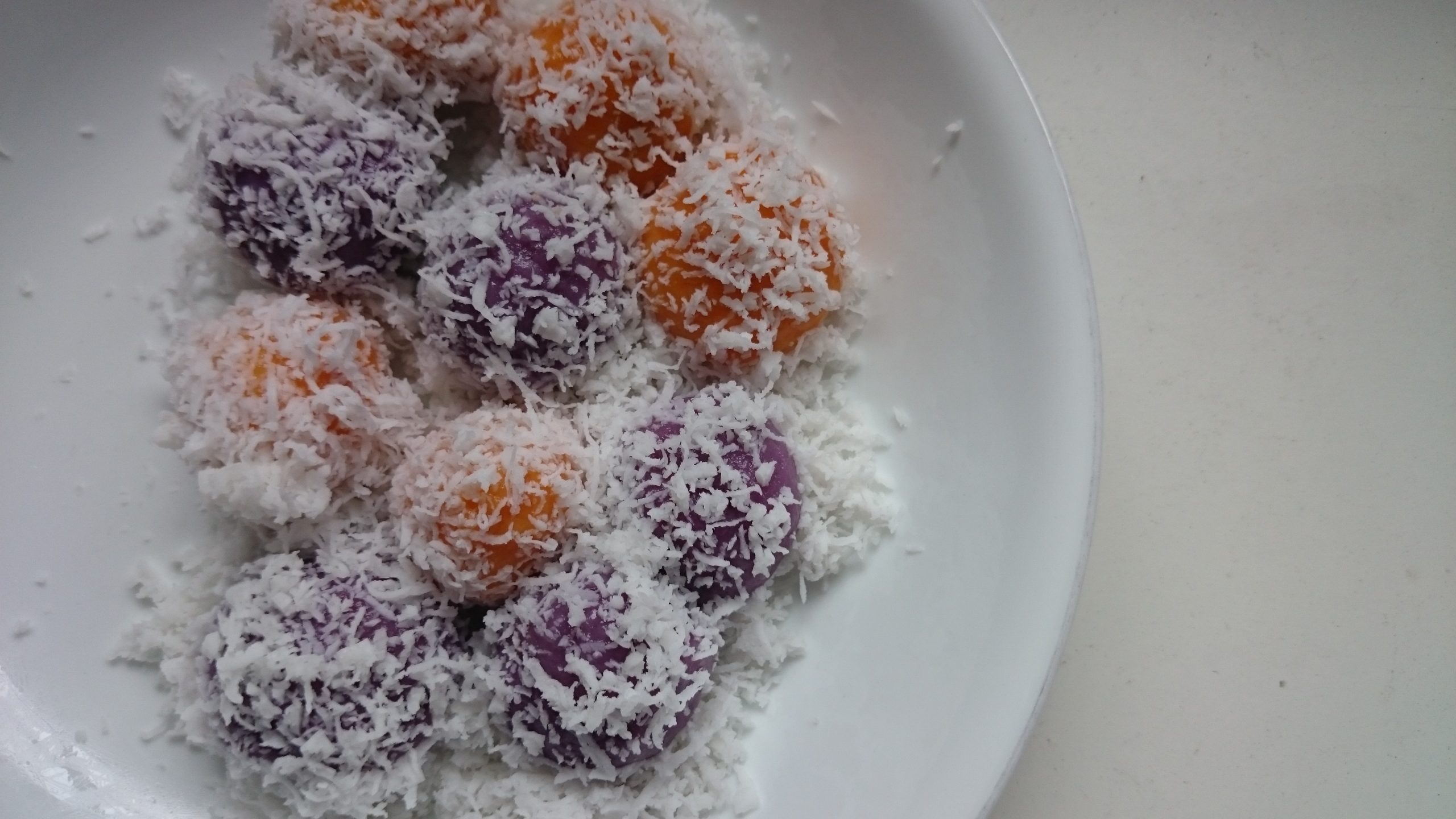 Sweet Potato Ondeh Ondeh